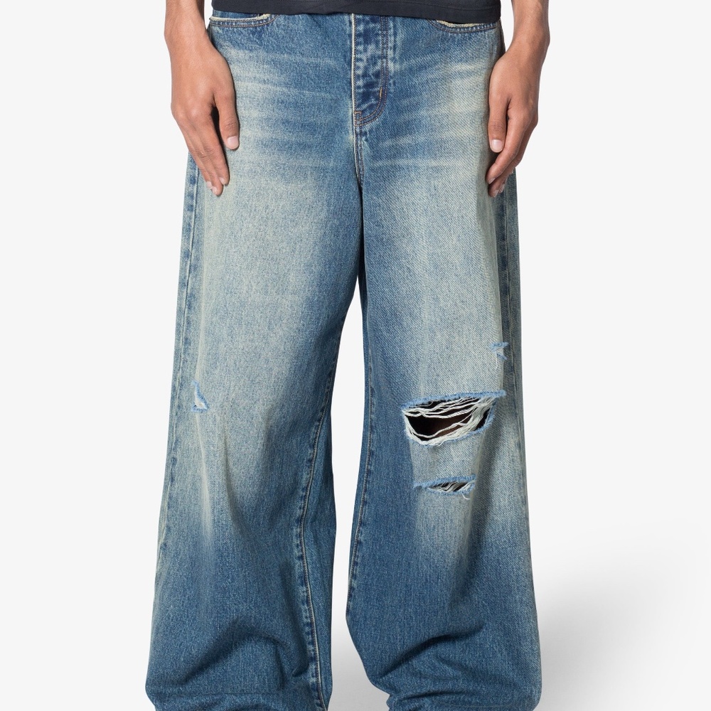mnml Baggy Rave Denim - Blue Size 28Blue / 28